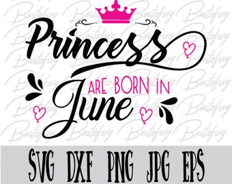 Download June birthday svg | Etsy