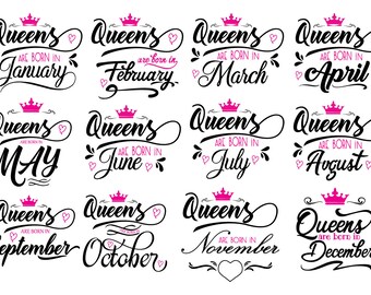 Queens Are Born Etsy Queens Are Born Etsy