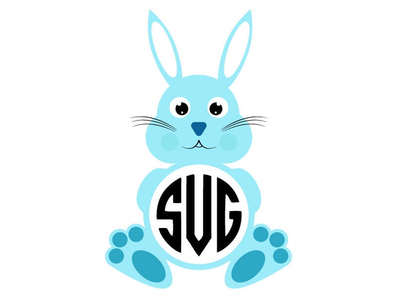 Download Easter Split Monogram Svg Easter Bunny Svg Easter Svg ...