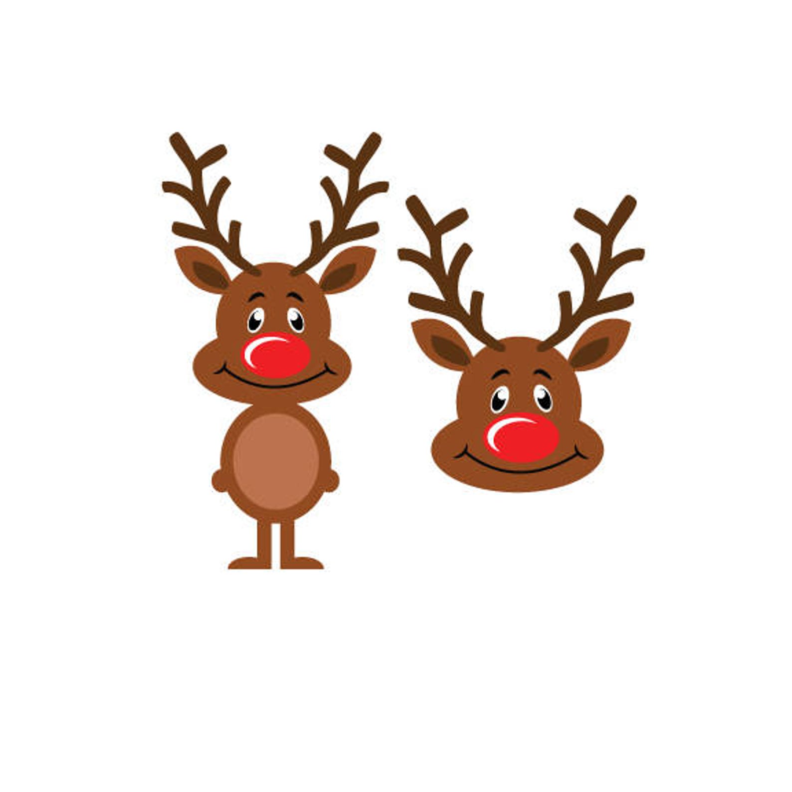 Rudolph Svg Dxf Png Esp Jpg Files Instant Download reindeer - Etsy
