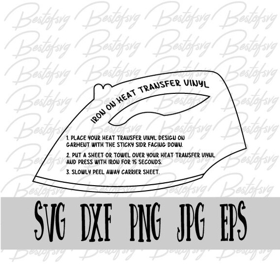 Download Iron On Heat Care Instructions Cardssvg File Circuitcameo Etsy