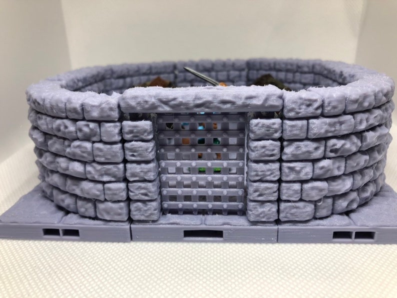 Dragonlock Round Room with Cage Door
