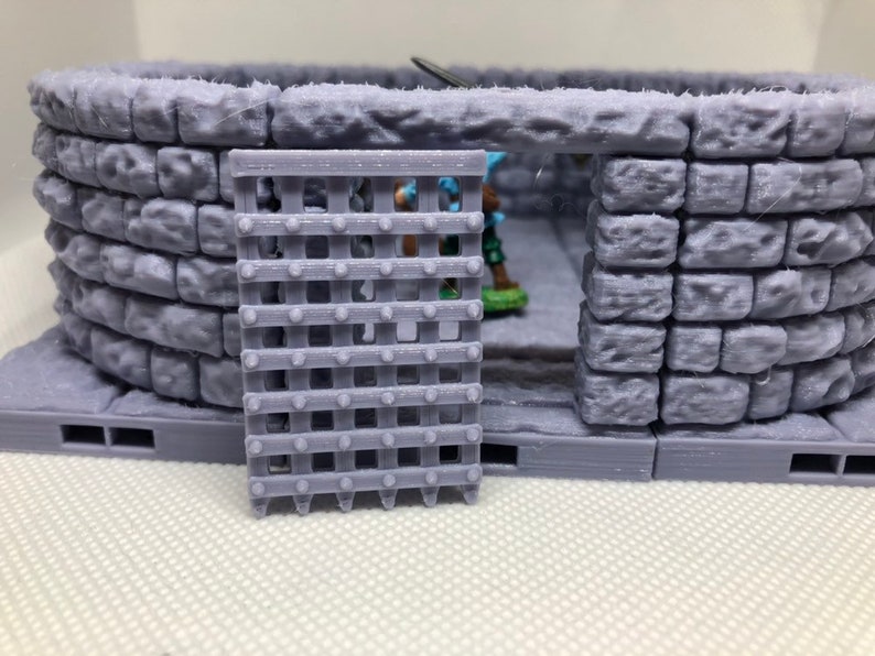 Dragonlock Round Room with Cage Door