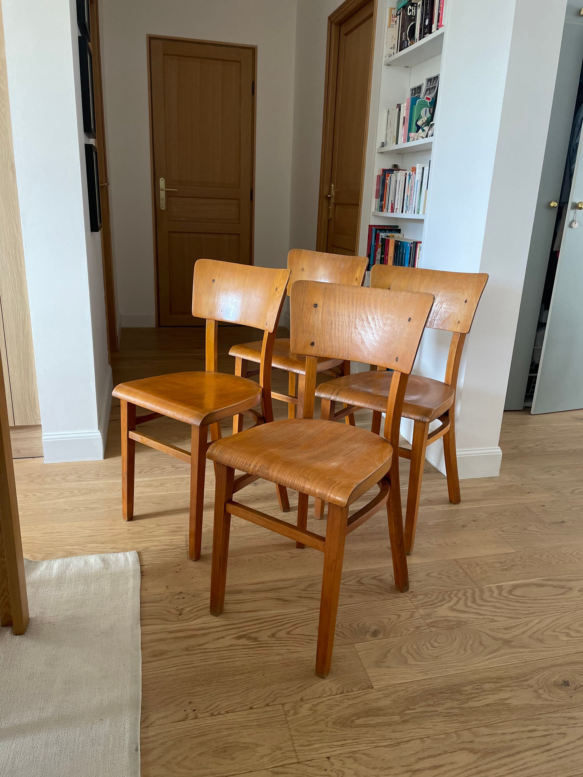 4 chaises Bistrot Brasserie