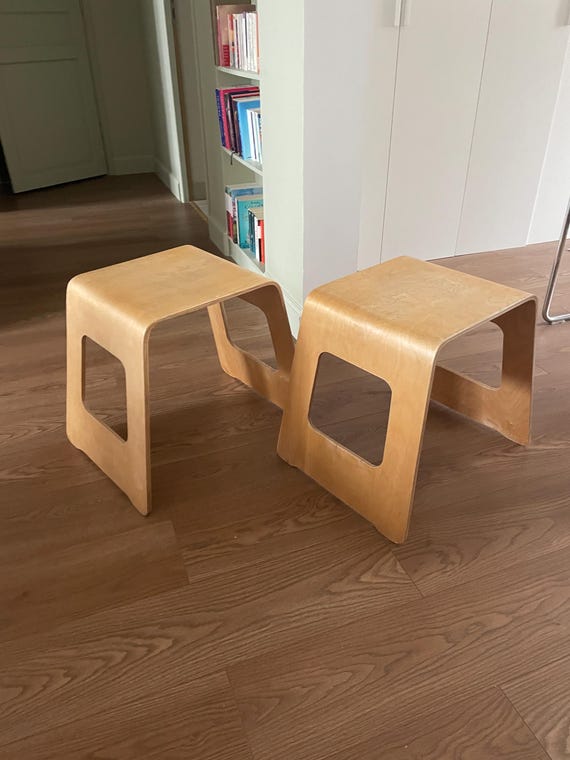 Lisa NORINDER for IKEA Vintage Suite of 2 Stackable Stools in