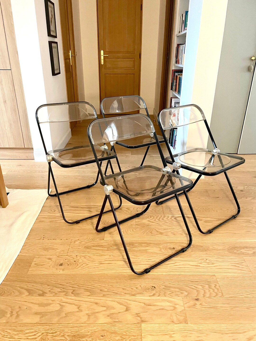 Plia Chair Black Structure. Folding Chairs by Giancarlo Piretti for ...