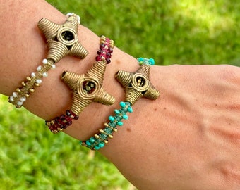 African cross bracelet