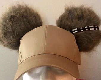 Chewbacca Mouse Ear Baseball Hat Star 