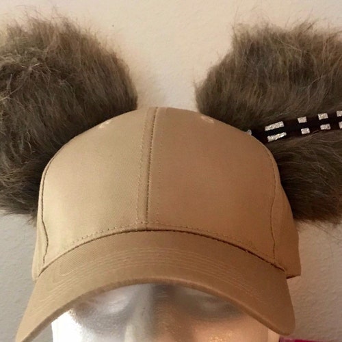 Chewbacca Mouse Ear Baseball Hat Star 