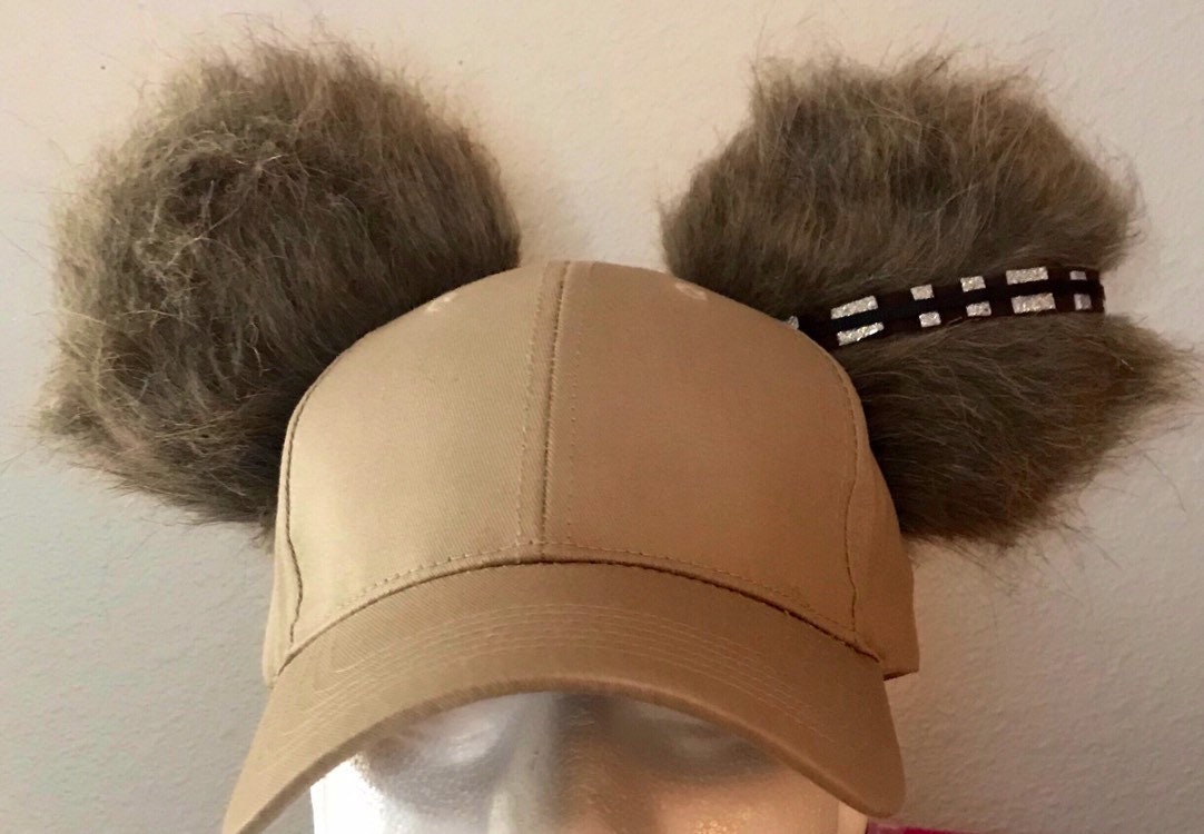 Chewbacca Mouse Ear Baseball Hat Star 