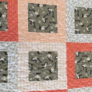 Quilts for Sale,Homemade quilt,Handmade quilt,Modern quilt,”CoralCove”,Mermaid quilt,Keepsake quilt,Queen quilt.Ocean quilt,handmade Blanket