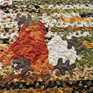 Quilt for sale, &quot;Autumn Glow&quot;,  Handmade quilt, Modern quilt, Homemade quilt, Large throw,  Made in USA, Fall colors quilt