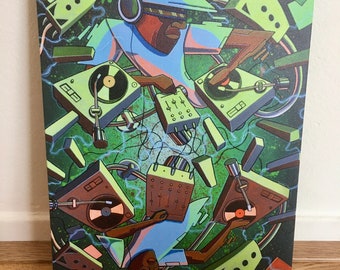 Giclee print "DJ Explosion"