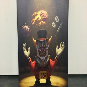 Unieke gicleeprint "Problem, Reaction, Solution"