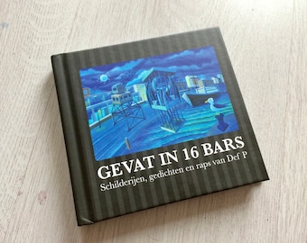 Het Def P-album/schilderijenboekje "Gevat in 16 Bars"