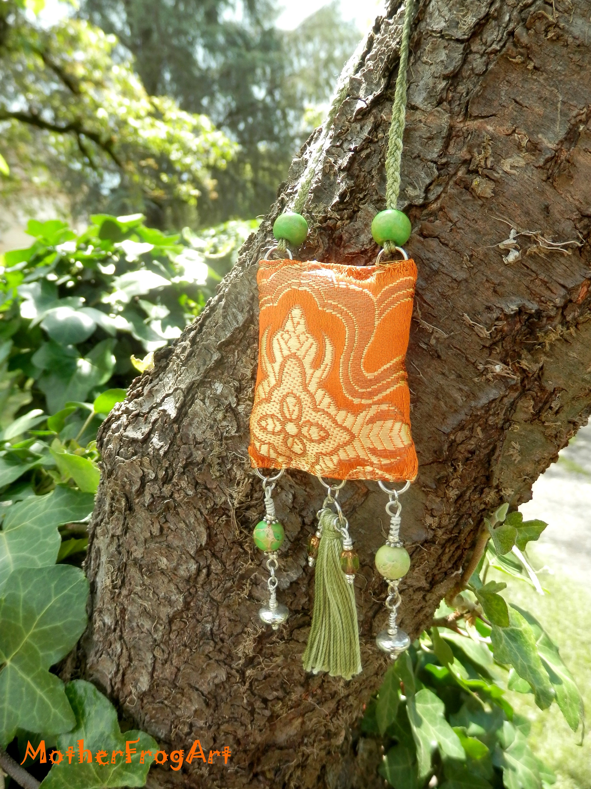 Pendentif Mojo Bag Magie Pagan Wicca Protection