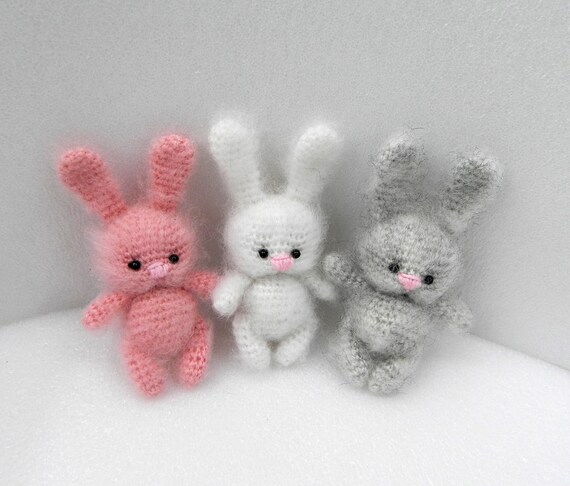 small fluffy bunny toy