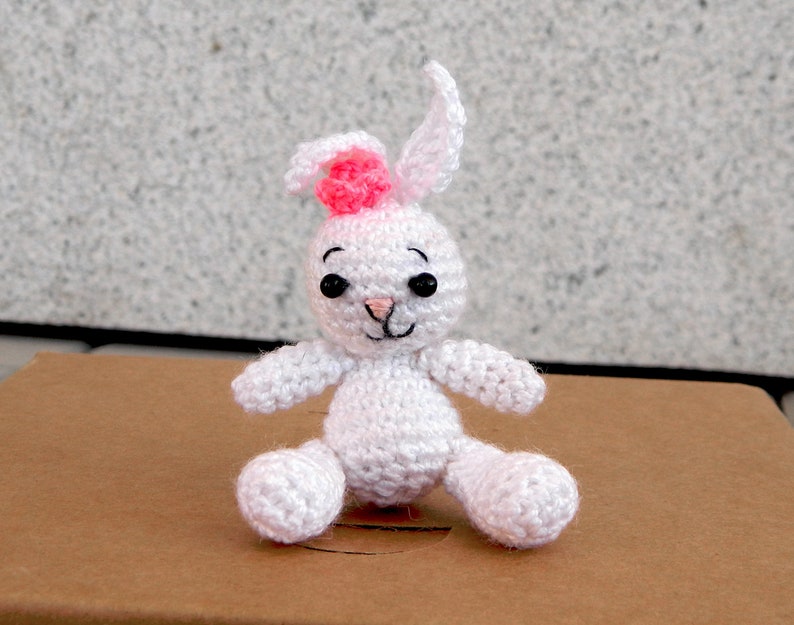 Cute bunny mini amigurumi