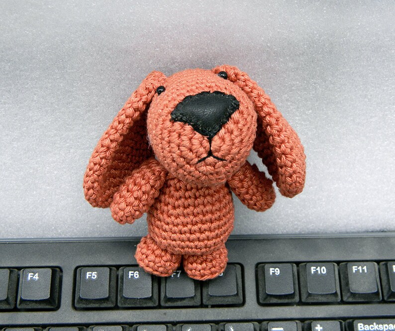 Cutest crochet puppy bag charm wants to come home with you image 0