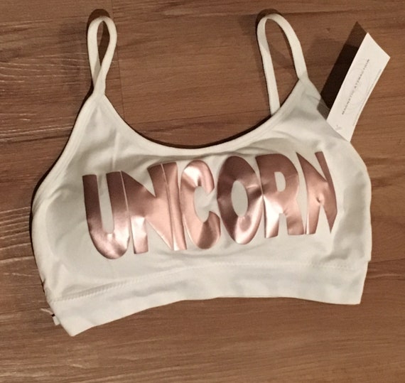 unicorn sports bra