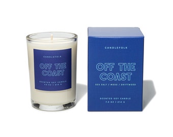 OFF THE COAST - 7.5 oz Soy Candle - Hand-Poured - Candlefolk