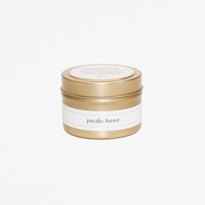 PACIFIC FOREST - 4 oz Travel Soy Candle - Hand-Poured - Candlefolk