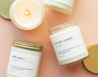 Pick Any 2 Classic Soy Candles (8oz) - Hand-Poured - Candlefolk