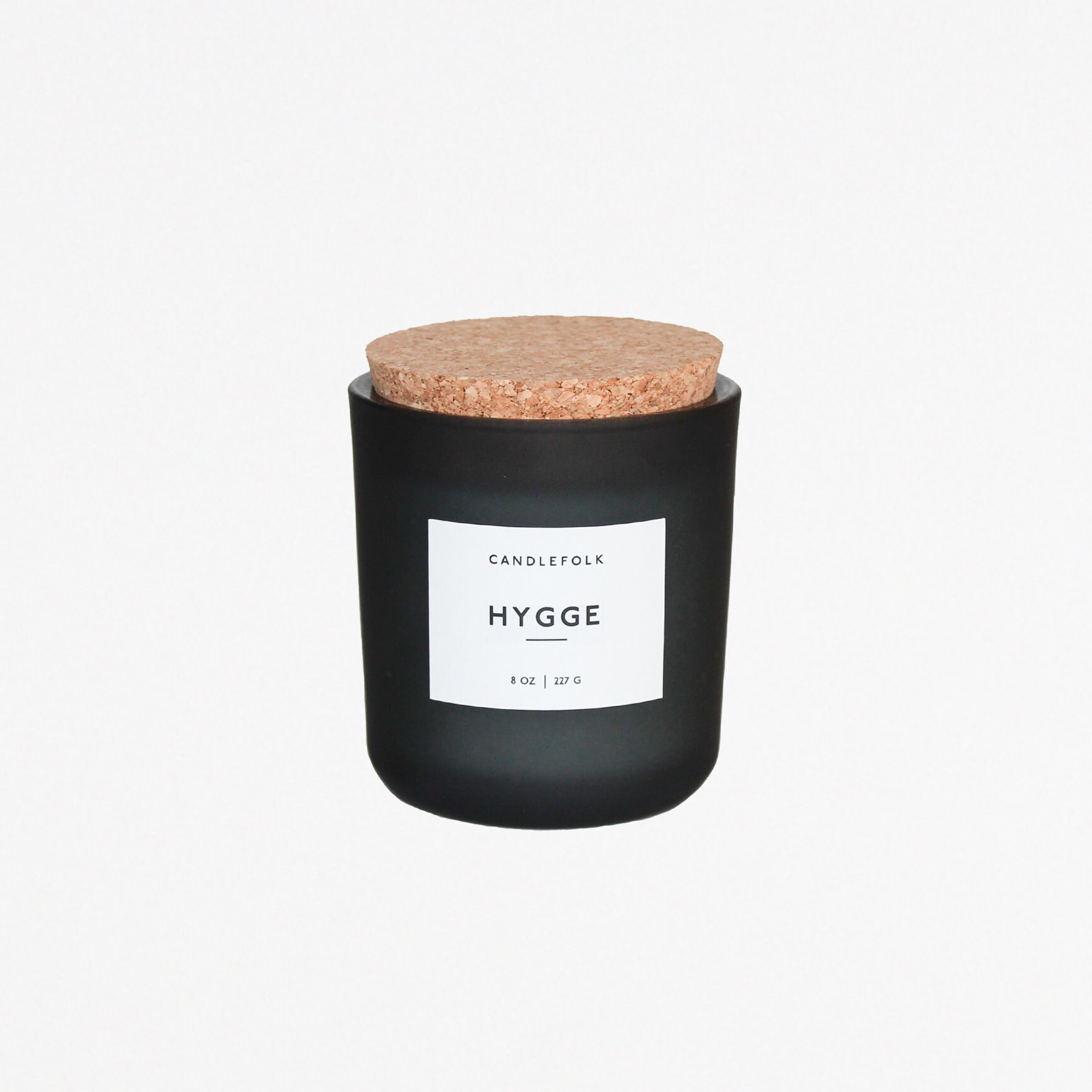 HYGGE 8 Oz Soy Candle Handpoured Candlefolk Etsy