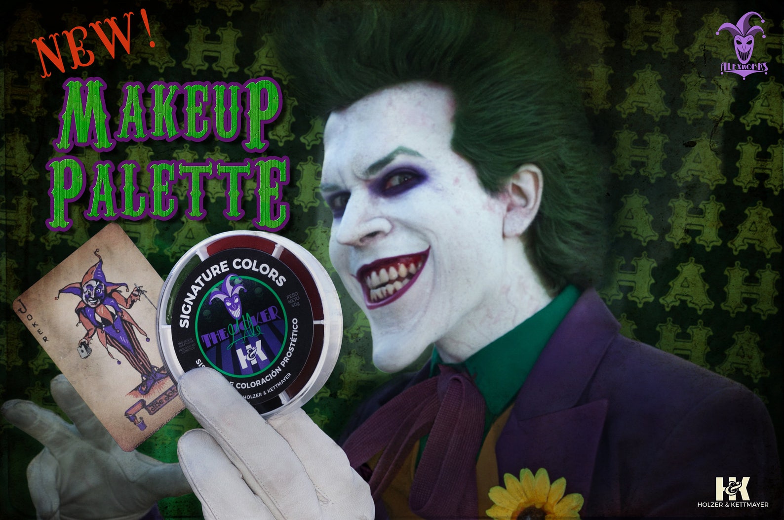 The Joker Makeup Palette H&K Signature Colors Etsy