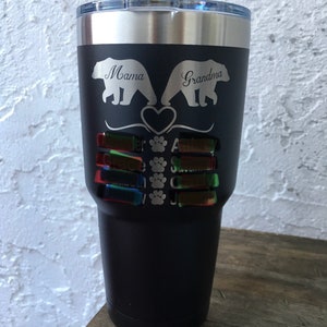Custom engraved tumbler, laser engraved tumblers, laser etched tumbler