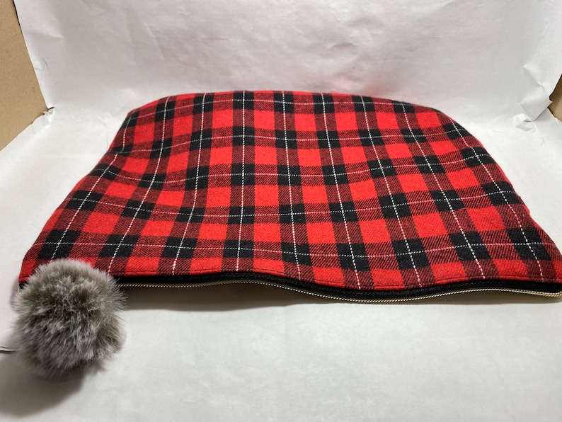 travel bag, Buffalo plaid Oversized pouch snack purse holiday clutch purse Christmas purse makeup bags