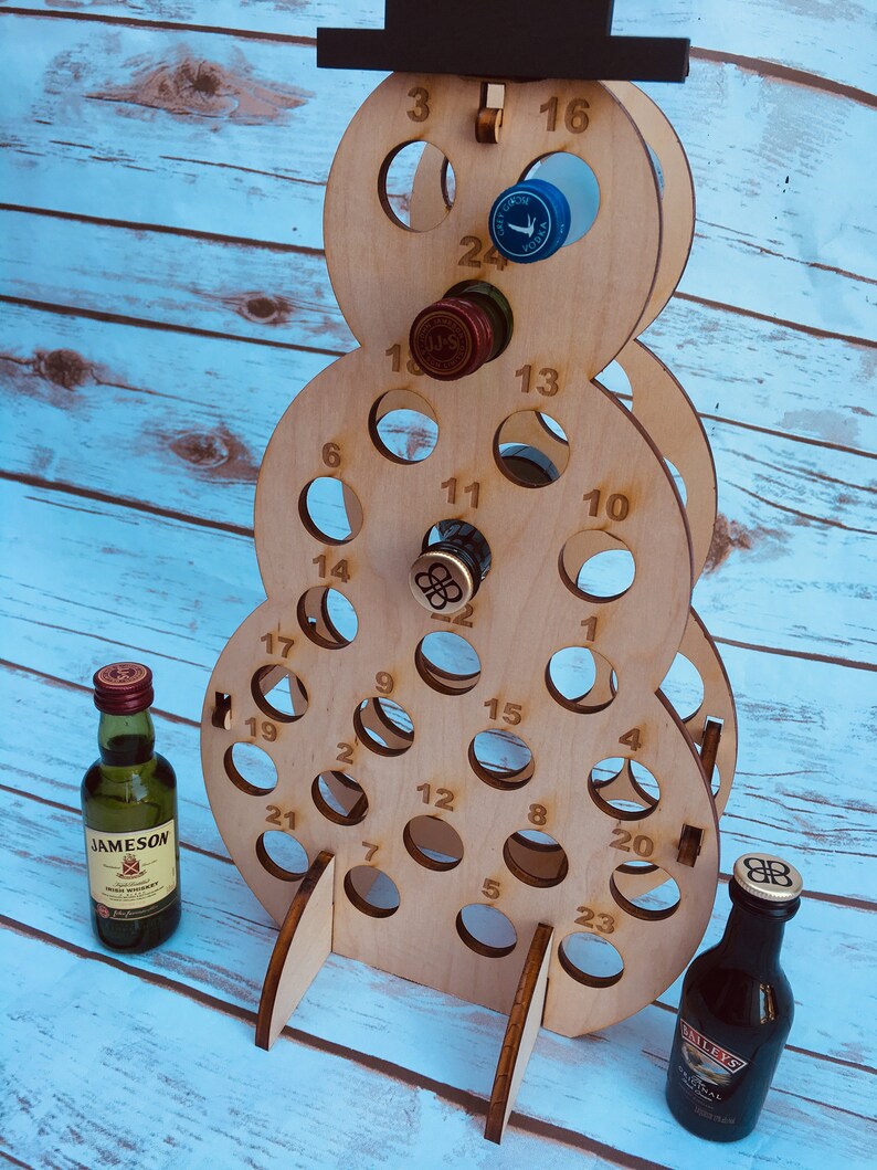 Advent Calendar For Adults Mini Liquor Bottle Advent Etsy