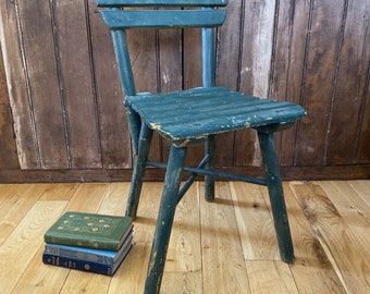 Old Primitive Chair Etsy