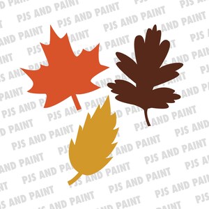 Fall Leaves SVG Bundle, Fall Leaves Vector, Leaf SVG, Fall SVG, dxf, png, pdf, svg, Digital Download, Leaf Clipart