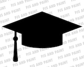 Graduation Cap SVG, Graduation Template, Graduation SVG Cut File, Graduation Cap Vector File, Graduation SVG, dxf, png, pdf, svg