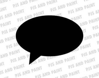 Speech bubble svg, vector speech bubble, text bubble, comic speech bubble svg, dxf, png, pdf, eps, jpg