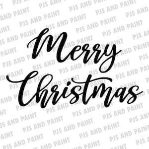 Merry Christmas SVG, Merry Christmas cut file, Merry Christmas sign svg, Christmas sign cut file, Merry Christmas dxf, svg, eps, png, pdf