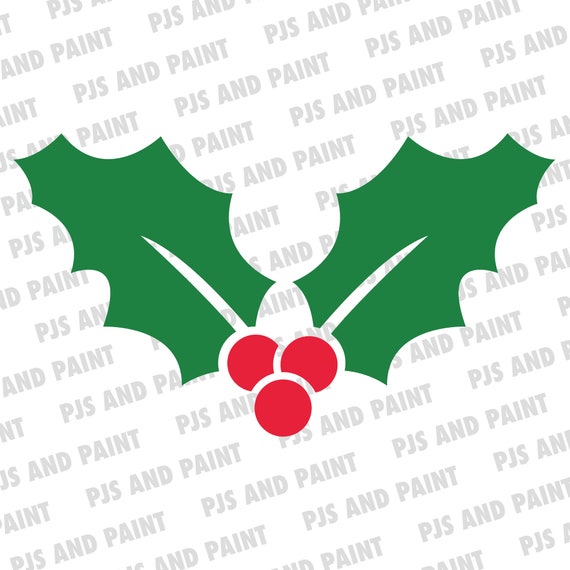 Christmas Holly Svg, Christmas Holly Clip Art, Holly Berries Svg