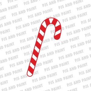 Candy Cane SVG, red candy cane svg, christmas candy cane svg, digital download, candy cane dxf, svg, png, pdf, eps