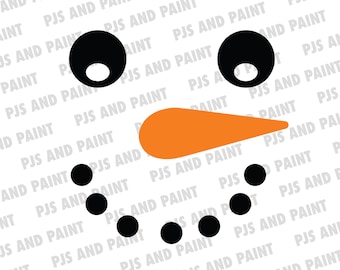 Snowman face svg, snowman face, snowman svg, snowman face clipart, png, pdf, eps, dxf, svg