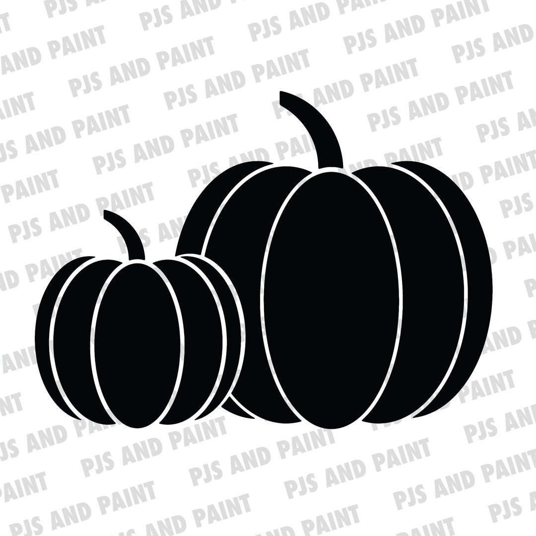 Two Pumpkins SVG, Pumpkin SVG, Pumpkin Vector, Fall Pumpkin Clip Art
