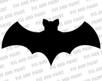 Bat SVG, Bat Template, Bat SVG Cut File, Bat Vector File, Halloween SVG, dxf, png, pdf, svg