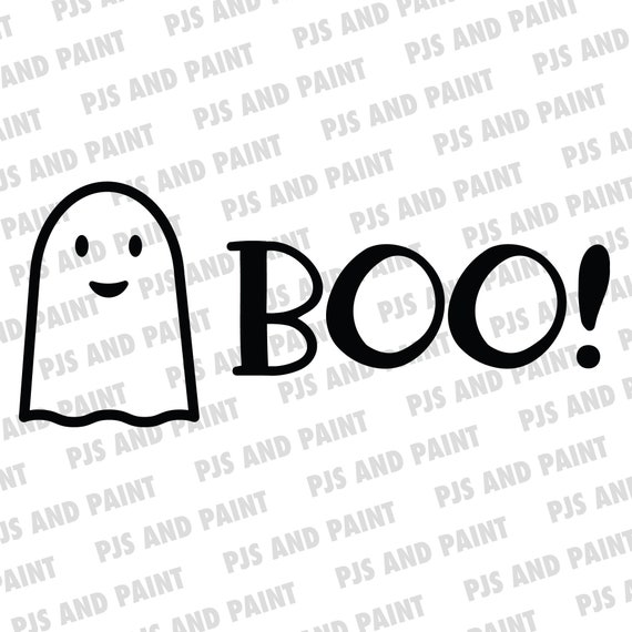 Ghost Boo SVG Ghost Svg Boo Svg Halloween Cut Files | Etsy