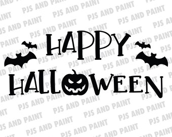 Halloween Shirt SVG, Happy Halloween SVG, Happy Halloween, Happy Halloween Design, Digital Download, Halloween Sign svg, eps, pdf, dxf, png