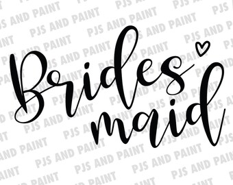 Bridesmaid svg, Bridal Party svg, Bridesmaid shirt svg, Bachelorette party svg, Vector Bridesmaid cut file
