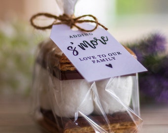 S’more Baby Shower Favor Tags, S’mores Tags, Printable S’mores Favor Tags, Baby Shower Tags, Shower Tags, Instant Download Favors