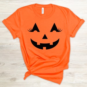 Halloween Pumpkin Face T Shirt - ZN9-JZ210 Explicit Clothing™