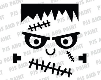 Frankenstein Face SVG, Frankenstein Face, Halloween svg, Frankenstein SVG, Digital download