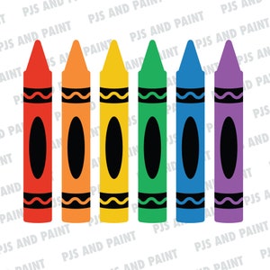 Buntstifte SVG, Vektor Crayons, Schulmalstifte SVG, Buntstifte SVG, Buntstifte Clipart, Regenbogen Buntstift Cut File, eps, pdf, dxf, svg, png