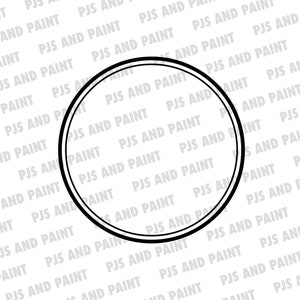 Circle frame svg, Double circle frame svg, Circle frame, Monogram circle frame, svg, dxf, png, pdf, eps, jpg